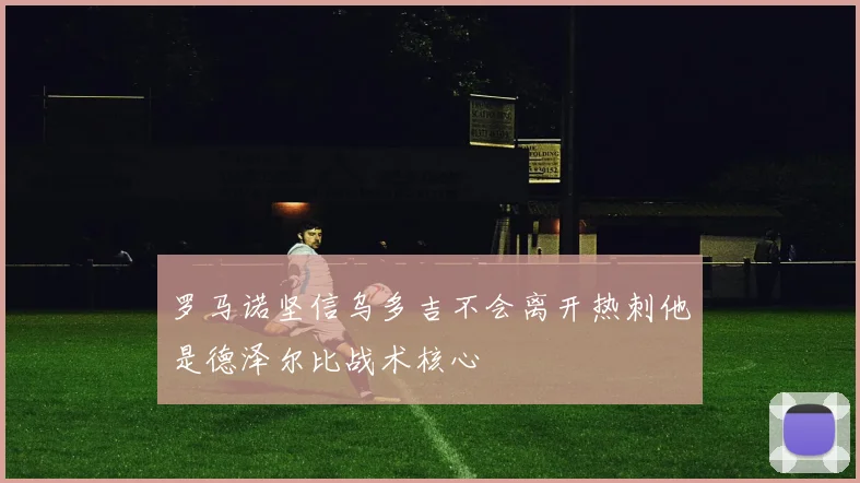 罗马诺坚信乌多吉不会离开热刺他是德泽尔比战术核心